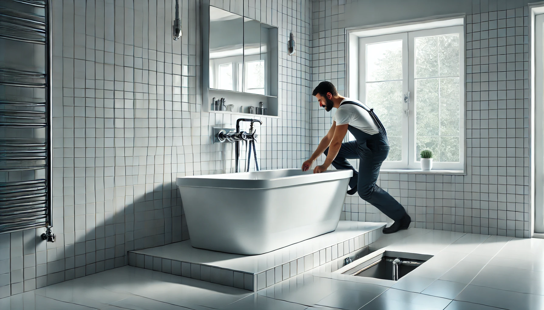 Bathroom plumbing service